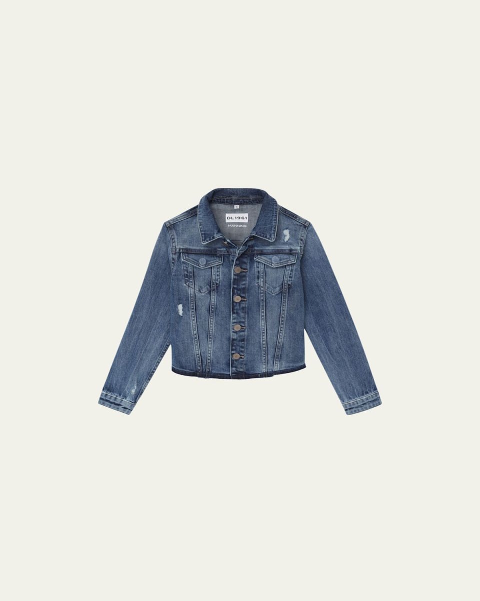 Girl's Manning Denim Jacket, Size S-